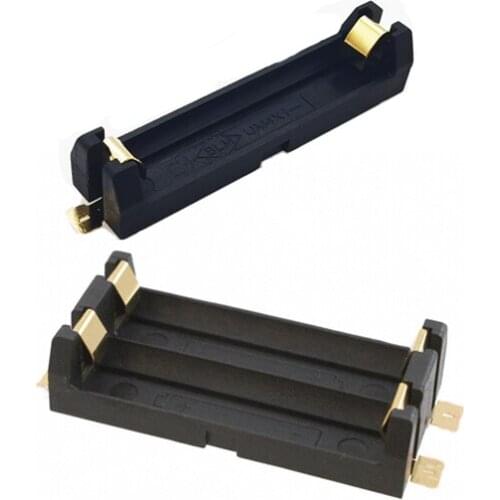 MasterFire 20pcs/lot 1.5V 1x 2x AAA SMD SMT Battery Holder Storage Case With Bronze Pins 1 2 slots Lithium Batteries Spring Box