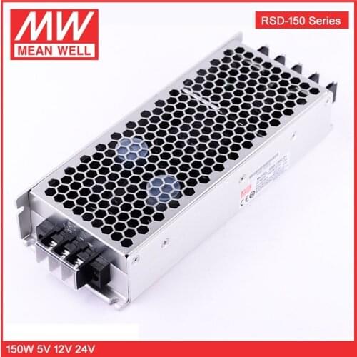 MEAN WELL RSD-150 DC5V 12V 24V 150W Bus,Tram,Metro,Railway,Telecom,Wirless Network DC-DC Converter Switching Power Supply