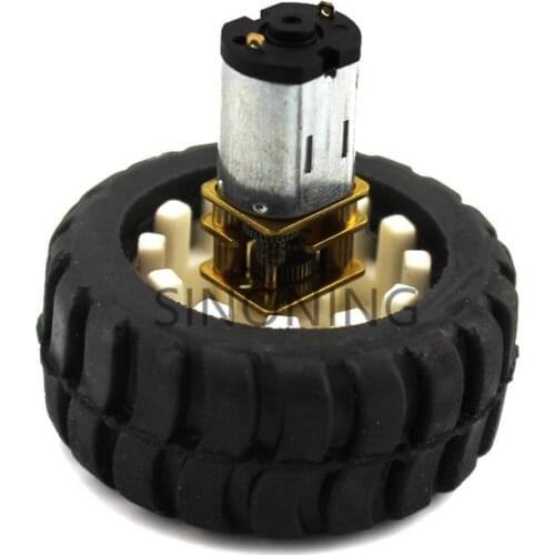 N20 micro reducer motor with wheel 5V 6V 3V DC metal gear