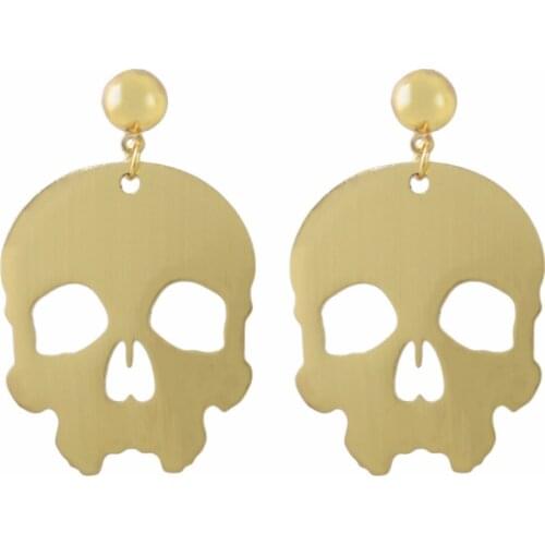 Cute Gold Metal Deer Tower Elephant Shape Drop Earrings for Women Girl Animal Party Dangle Earring Halloween Christmas Gift