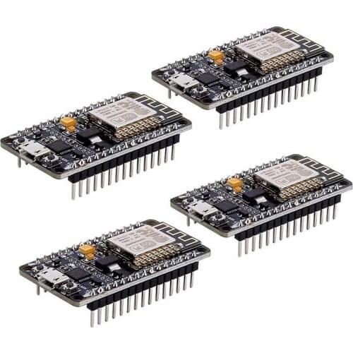 4Pcs NodeMcu ESP8266 Module ESP12E CP2102 Internet WiFi Development Board Works for Arduino IDE Micropython