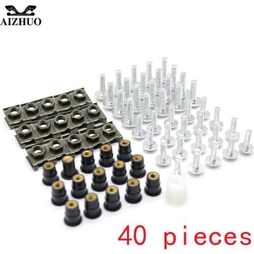Motorcycle Windscreen Fairing Bolts Nut Screws Washer for honda XADV 750 X-11 CBR250R VFR 1200/F ST1300 Black SpiRit NC750 cb400