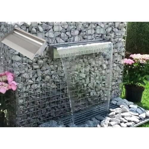 Water wall stacked water curtain fish pond water outlet garden rockery garden simple circulation Waterfall landscape decoration