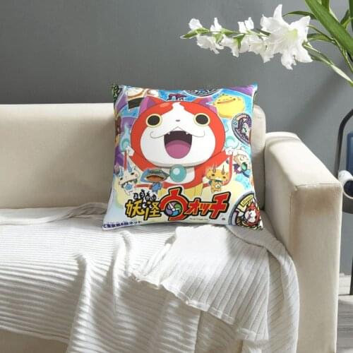 Yo Kai Watch pillowcase printed cushion cover sofa waist pillow pillow cover