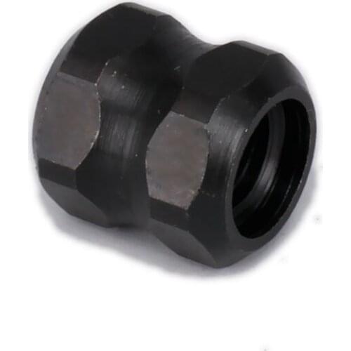 RCAWD 1PC Black Iron Flywheel Lock Nut For 1/8 RC Hobby Model Car HSP HPI Traxxas Axial Kyosho Redcat Himoto Spare Parts