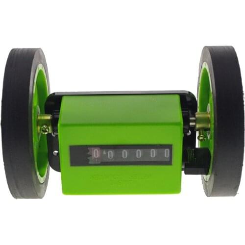 Meter Counter Mechanical Length Counter With 2 Rolling Wheelstextile/Pringting/Artificial leather Drive Ratio:1:3