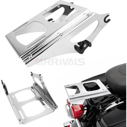 Motorcycle Detachable Two-Up Tour Pack Mounting Rack For Harley Touring Road Street Glide Road King 2009-2013 Models