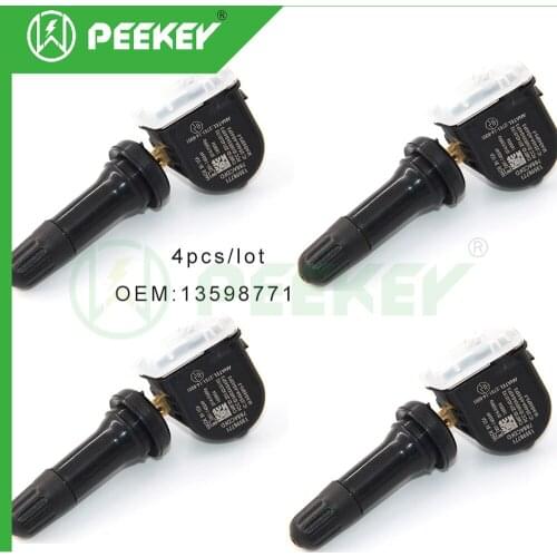 4pcs Tire Pressure Monitor System tpms sensor for ACDelco 13598771 Original Equipment DG 13586335 10394110 12768826 13589597
