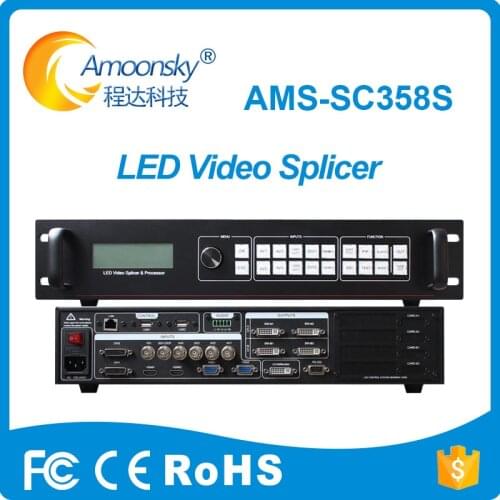 Led controller video processor 3x3 video wall controller led panel sign video scaler led advertising display screen outdoor 358S