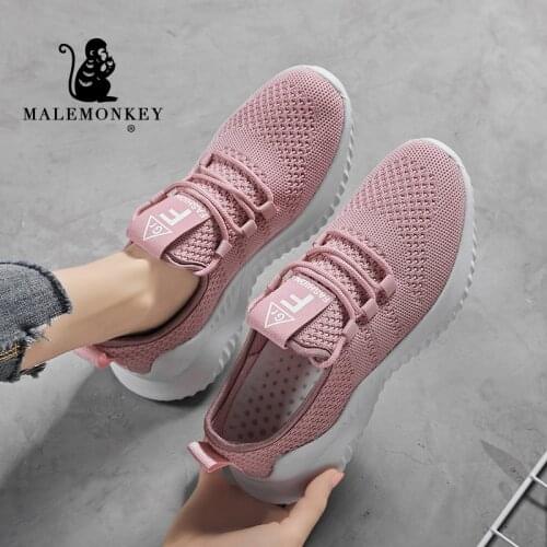 Spirng Mesh Women Sneakers White 2021 Summer Outdoor Fashion Lightweight Platform Sport Shoe Casual Female Sneakers Plus Size 42