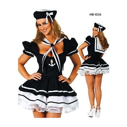 Women Sexy Cosplay Lingerie Sailor Suit Uniform Set Ladies Sexy Costumes Women Lace Miniskirt Outfit jy052
