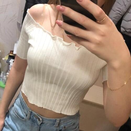 Женские хлопковые футболки ZZSYKD China At AliExpress