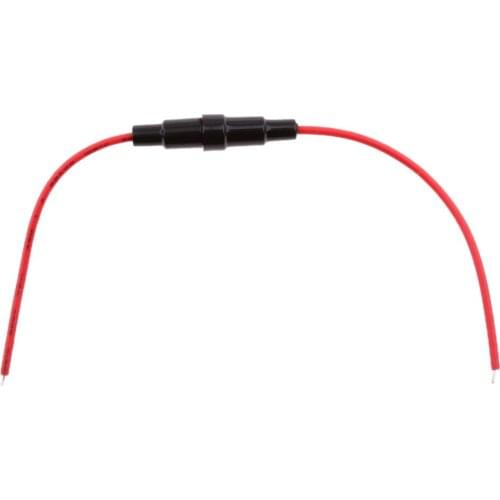 10pcs Waterproof Inline Fuse Holder for 10x38mm AGC Glass Fuses Circuit Protection