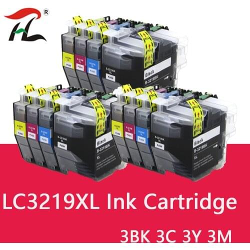 12PK LC3219 LC3219XL LC 3217 lc3217XL Ink Cartridge For Brother MFC-J5330DW J5335DW J5730DW J5930DW J6530DW J6935DW