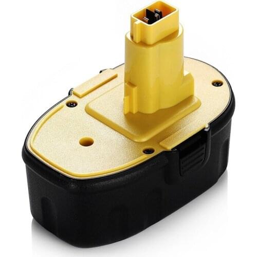 18V 3500mAh NiMH Pod-Style Battery Replacement Power Tool Battery for DEWALT DC9096 DC9099 High Capacity Cordless Drill Yellow
