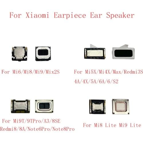 2Pcs Earpiece Speaker For Xiaomi Mi 9 8 8SE 6 2S 8Lite 9Lite 9T 9Pro 3A 5X 4X Earpiece Ringer Ribbon Module Replacement Parts