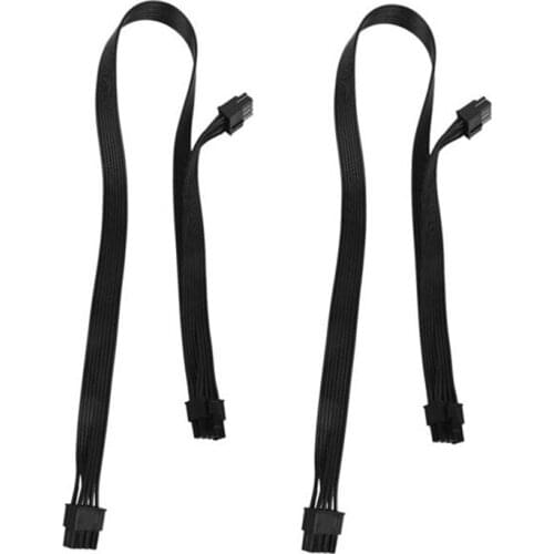 2Pcs PCI-E 8 Pin to Dual 8Pin(6+2 Pin) Power Supply Cable for Cooler Master V Series V750 V650 V550 Modular Power Supply
