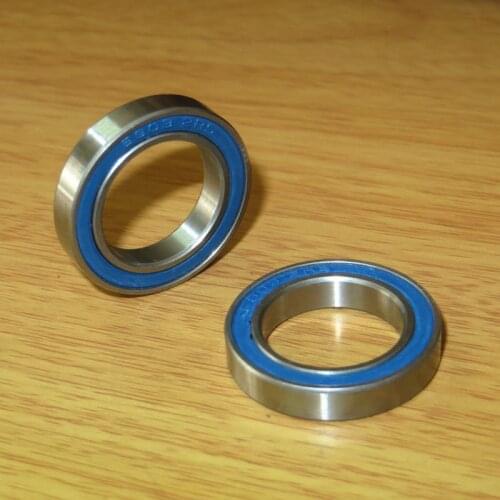 2Pcs Si3N4 Bicycle Ceramic Ball Bearing Rubber Sealed 17x26x5 6803 2RS Bike Part