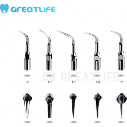 Woodpecker EMS DTE Style Scaler Tips P4 5pcs Sirona Scaler Tips Woodpecker Scaler Tips Scaler Tips