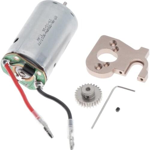 Aluminum Upgrade 550 Brushed Motor Mount Base For Wltoys 144001 2.4G Buggy Parts