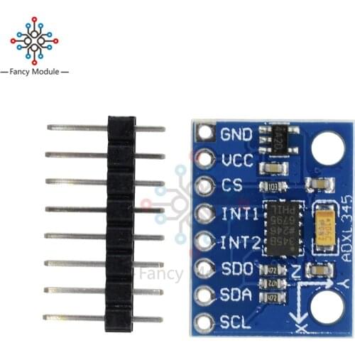 GY-291 ADXL345 3-Axis Digital Gravity Sensor Acceleration Module Tilt Sensor IIC SPI 3-5v For Arduino