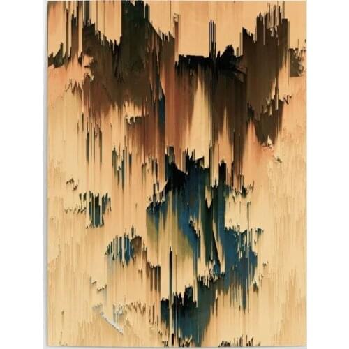 Canvas Hd Printed Home Abstract Decoration Painting Fashion Poster Wall Art Picture Glitch Pixel For Living Room Modular Framed