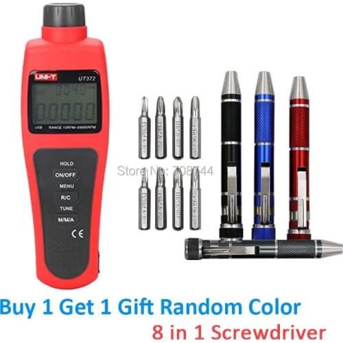 Measurement 10 to 99999 RPM UNI-T UT372 USB Non-contact Digital Tachometer