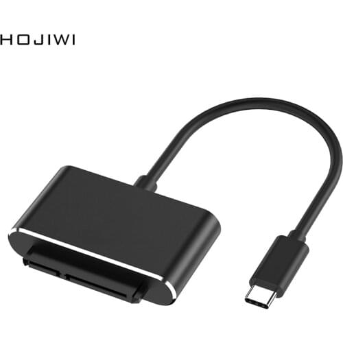 HOJIWI type C USB 3.1 to Sata 3 adapter convertert 2.5" SSD HDD Hard Drive sata cable usb 3.1 to sata Type C Adapter Cable AB02