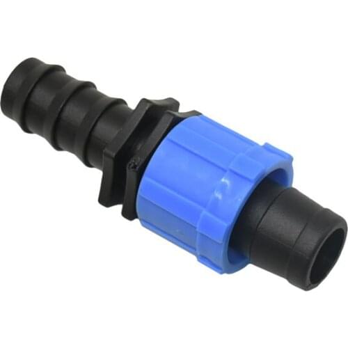 16mm drip tape to 1/2" Garden hose Connector lock nut Drip Tape water 5/8 Drip Irrigation Watering Soft Hose joint 30pcs