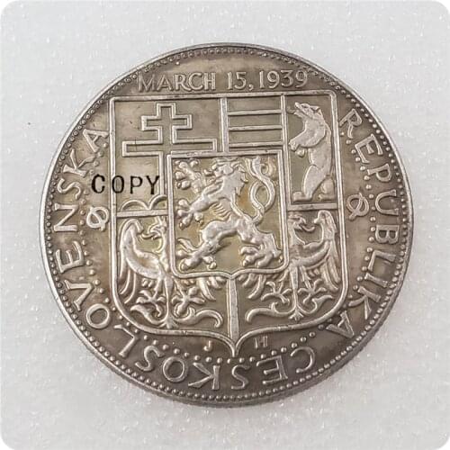 1939 Republka Ceskoslovenska Copy Coin