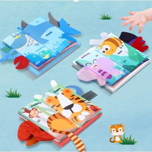 Soft Baby Book Cloth Books for Newborns 0 12 months Baby Toys Educational Soft Book Baby Soft Toys Montessori Toys for Children
