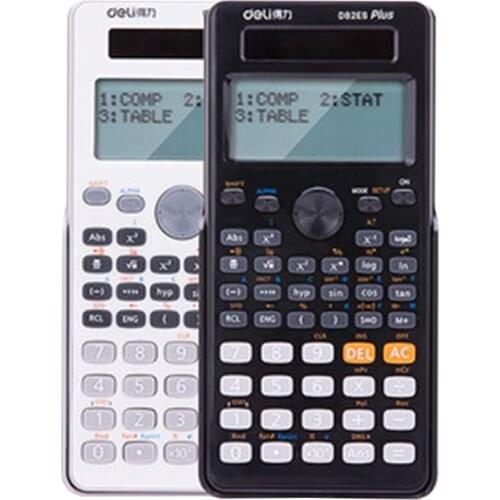 2018 Desktop Dual Power 252 Kinds Function Scientific Calculator Solar+Battery Power 12 Digital 2-Line LCD Display