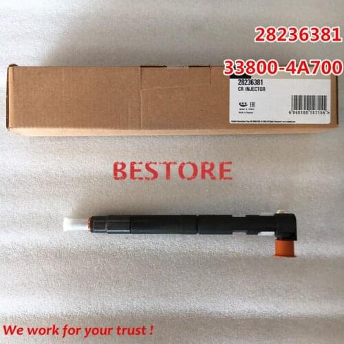 Original and New Common rail injector 28236381 for Starex 33800-4A700 / 338004A700 in stock