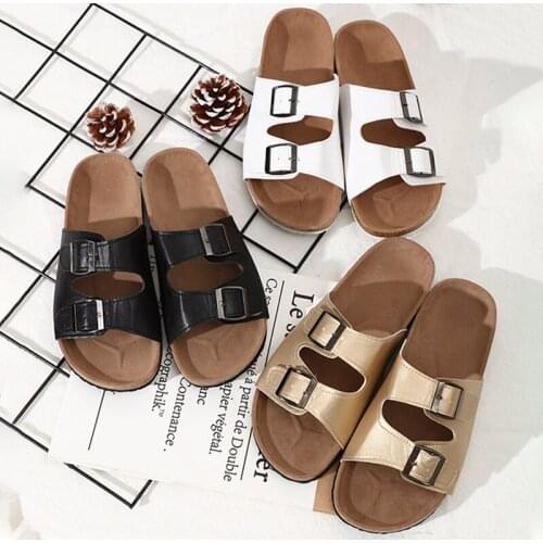 Fashion Thick Bottom Female 2021 Womens Summer Flip-Flops Slippers Retro Sandals Slides Women Summer Flat Shoes Ladies Outdoor