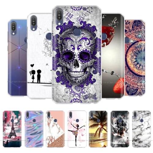 Silicone case for Asus Zenfone Max Pro M1 ZB601KL ZB602KL case soft tpu phone back cover 360 full protective transparent coque