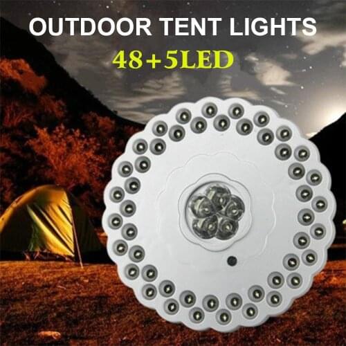 Pole Light Lamp Garden Camping Umbrella Pole Light Led Portable Outdoor Detachable Tent Lamp Yard Patio Lamp Emergency Light