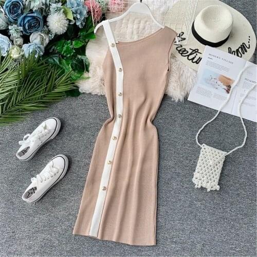 Teeuiear Summer Dresses With Buttons