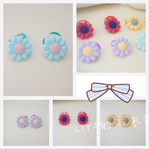 Han edition headdress flower string" Daisy series Teddy Yorkshire could headdress flower 50pcs