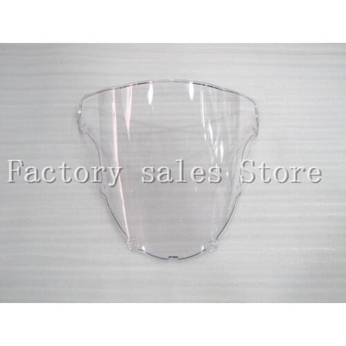 For Kawasaki Ninja ZX6R ZX-6R 636 2003 2004 White Windshield WindScreen Double Bubble zx6r 03 04