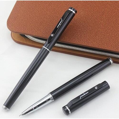 High Quality Professional Writing jinhao101 diamond Black Fountain Pen Nib Medium