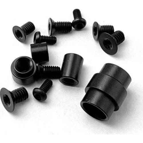 High Quality Titanium Alloy Replacement Tube Clip Whole Screws Set Kit for Spyderco C81 Paramilitary Accessories