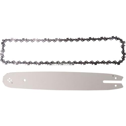 1Set 16" Durable Guide Bar and 3/8" LP 50DL Saw Chain for STIHL MS170 MS180 MS250 Chains Accessories