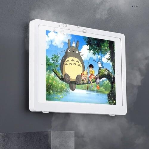 14 Inches Wall Mounted Phone Box Waterproof Touch Screen Case Mobile Phone Holder Kitchen for Ipad