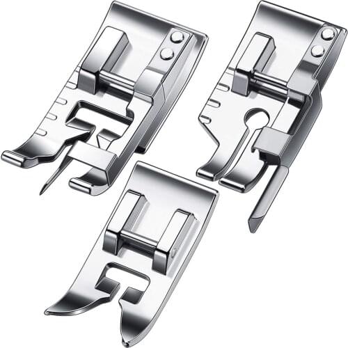 4pcs Quilting Foot Household Sewing Machine Accessories 1-3pcs Sewing Parts Darning Foot Overlock Vertical Presser Feet 1/4 Inch