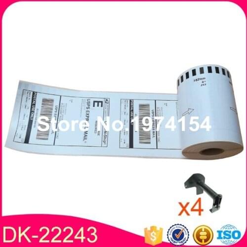 500 Refill Rolls Compatible DK-22243 Label 102mm*30.48M Continuous Compatible for Brother QL-1060 Label Printer White DK2243
