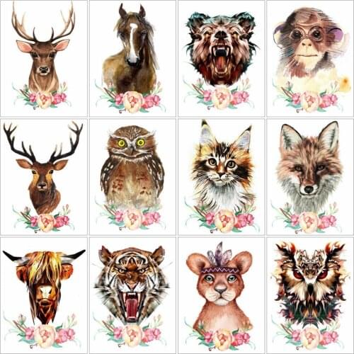 HUACAN 5D Diamond Painting Animal Owl Embroidery Cross Stitch Decoration Painting With Diamonds Wall Stickers