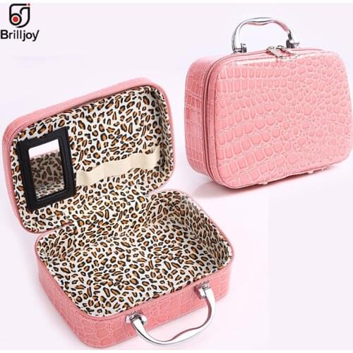Brilljoy Leather Cosmetic Bags