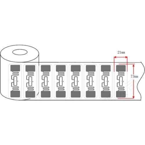 Long Range RFID UHF Tag Sticker Wet Inlay 860-960mhz Alien H3 EPC Global Gen2 ISO18000-6C 100pcs/lot