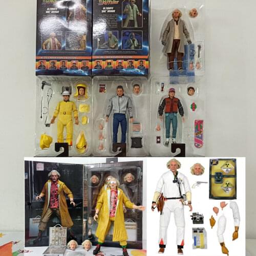 DOC Brown Figure Neca Marty McFly Figure Back To The Future Sports Almanac Ultimate The 35th Anniversary Martin Biff Figure