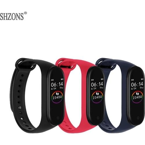 M4 Smart Bracelet Band 4 Fitness Tracker Sport Sleep Monitoring Heart Rate Blood Pressure Smartband Monitor Health Wristband